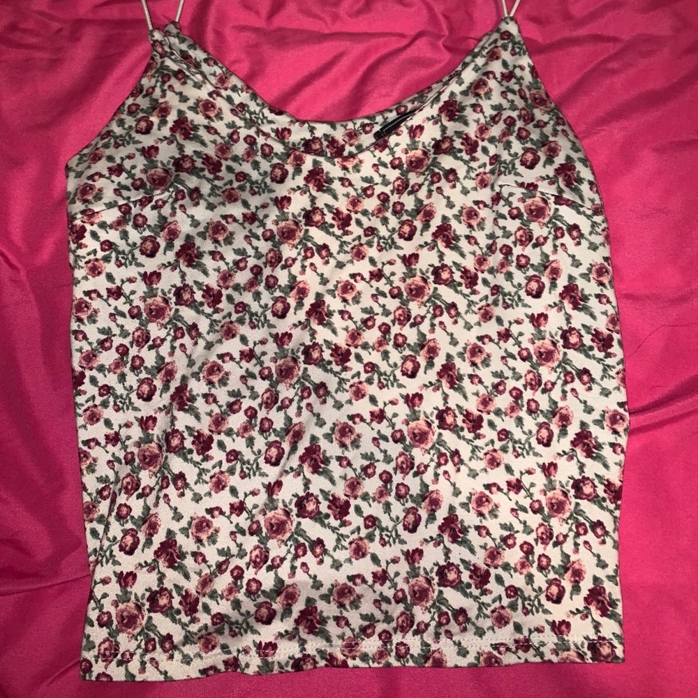 flower print tank top
